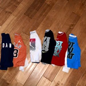 Lot of boys’ long sleeved shirts